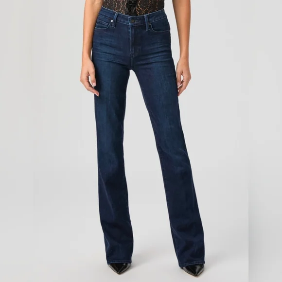 New Paige Laurel Canyon Flare Jeans Sz 31 - Picture 2 of 7